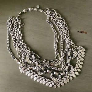 STELLA & DOT SILVER NECKLACE